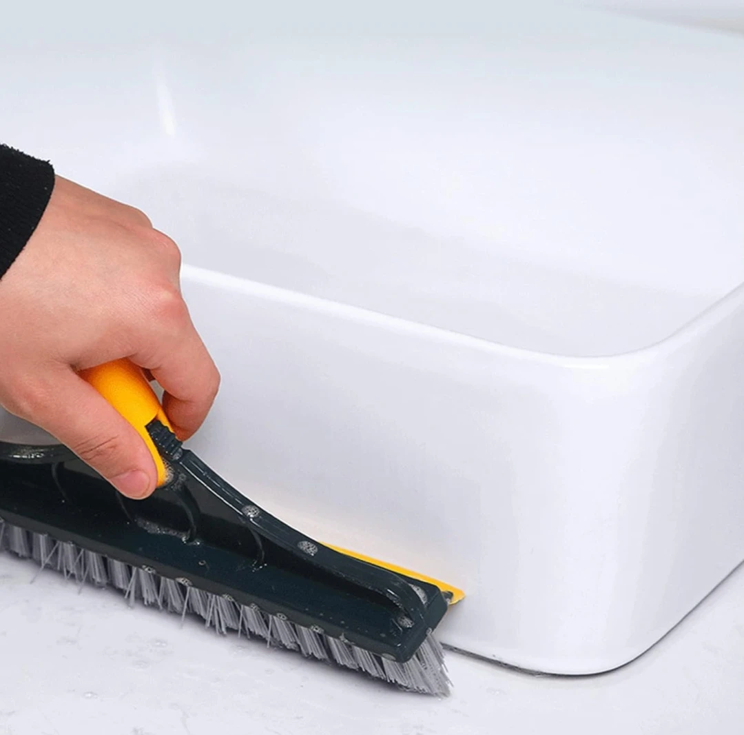Generic Floor Scrub Brush with Window Squeegee 2 in 1 - image 2