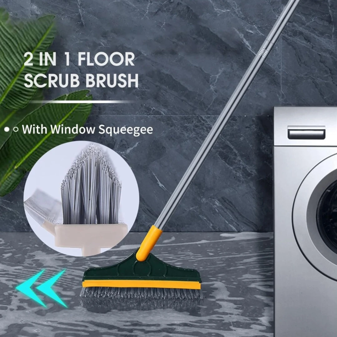 Generic Floor Scrub Brush with Window Squeegee 2 in 1 - image 7