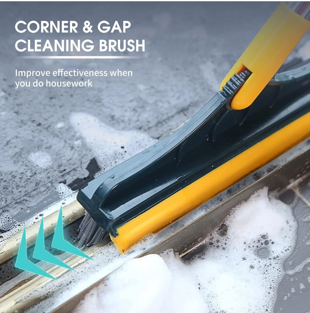Generic Floor Scrub Brush with Window Squeegee 2 in 1 - image 3