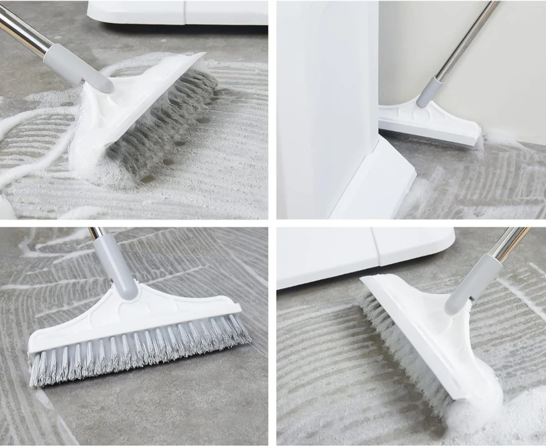 Generic Floor Scrub Brush with Window Squeegee 2 in 1 - image 4