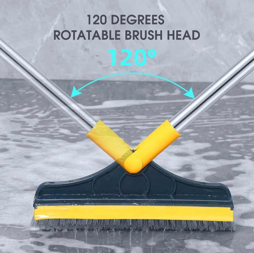 Generic Floor Scrub Brush with Window Squeegee 2 in 1 - image 8