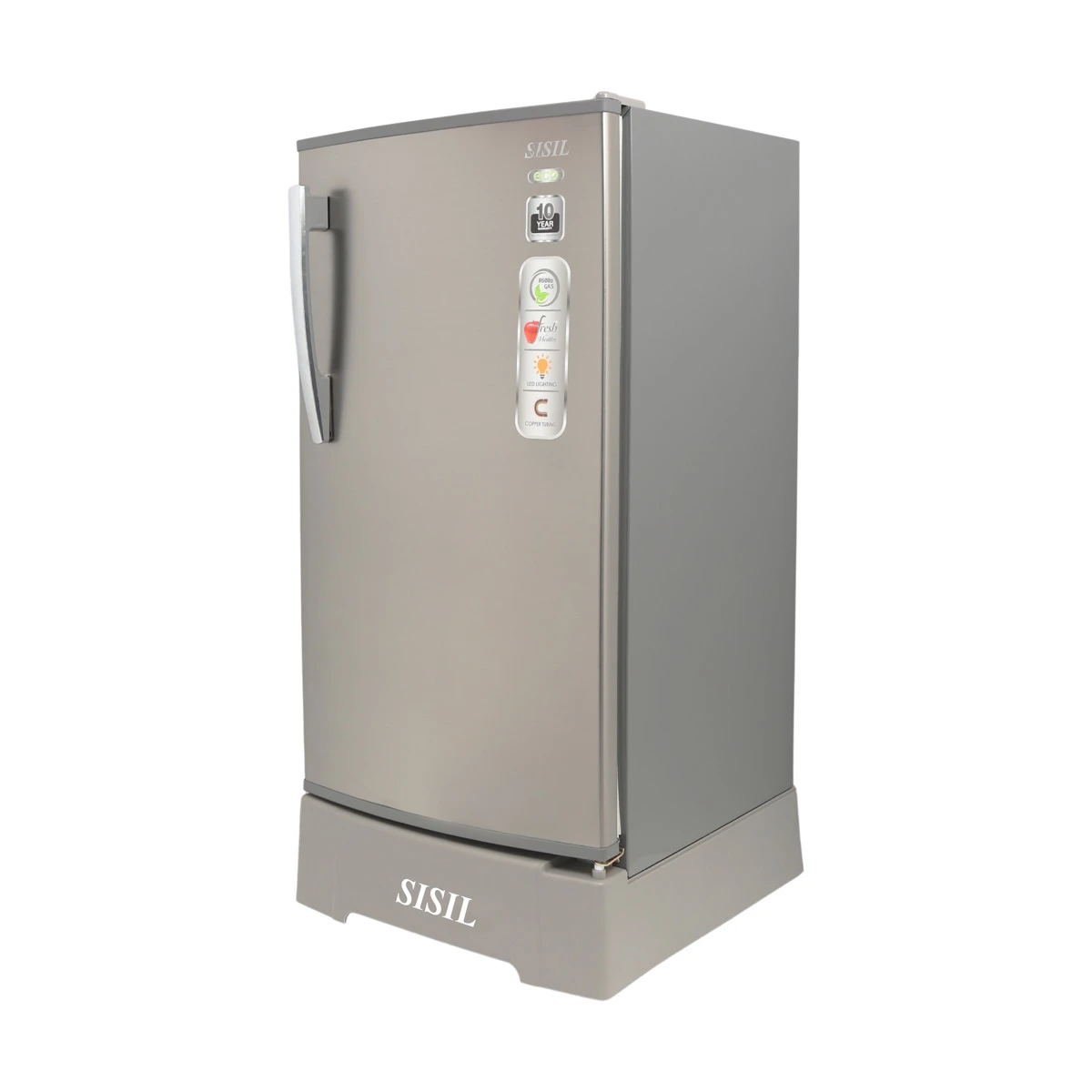 Sisil ECO Refrigerator SL-ECO55-SV 144L Silver - image 2