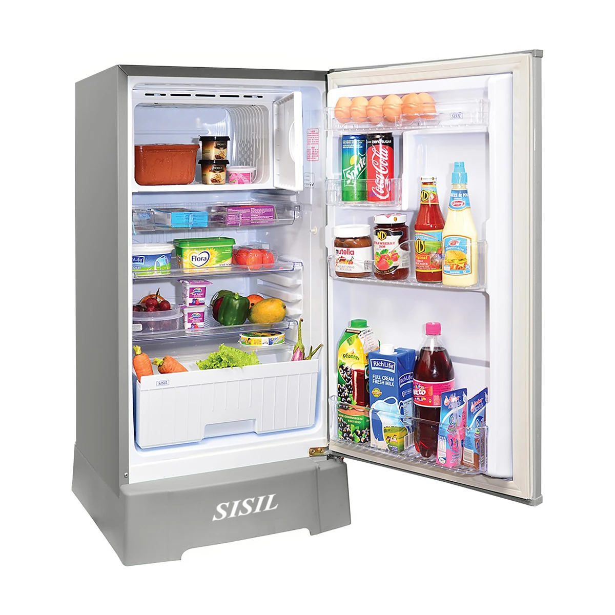 Sisil ECO Refrigerator SL-ECO55-SV 144L Silver - image 3