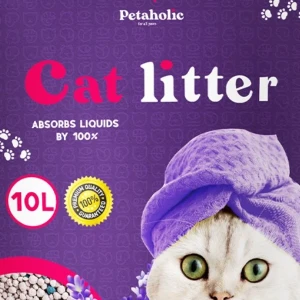 Petaholic Premium Bentonite Cat Litter 10L Clumping