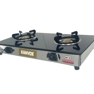 Kanvox Smart 201 2 Burner Glass Top Gas Cooker