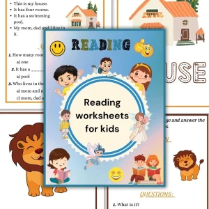 Generic Reading Worksheets - Kids Printable Pack