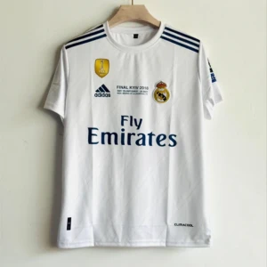 Real Madrid 2017-18 Home UCL Final Kit Ronaldo #7