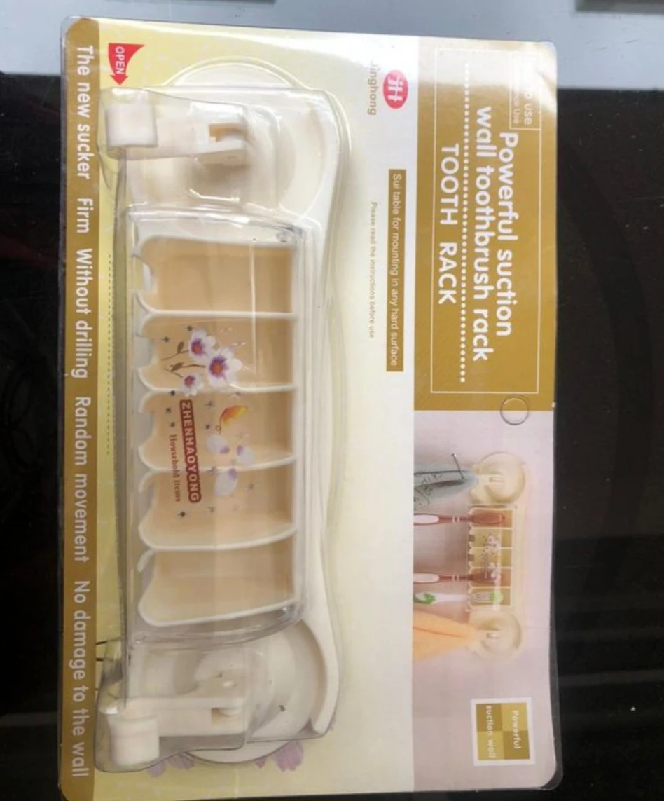 Generic Wall Mounted Plastic Toothbrush Holder - image 5