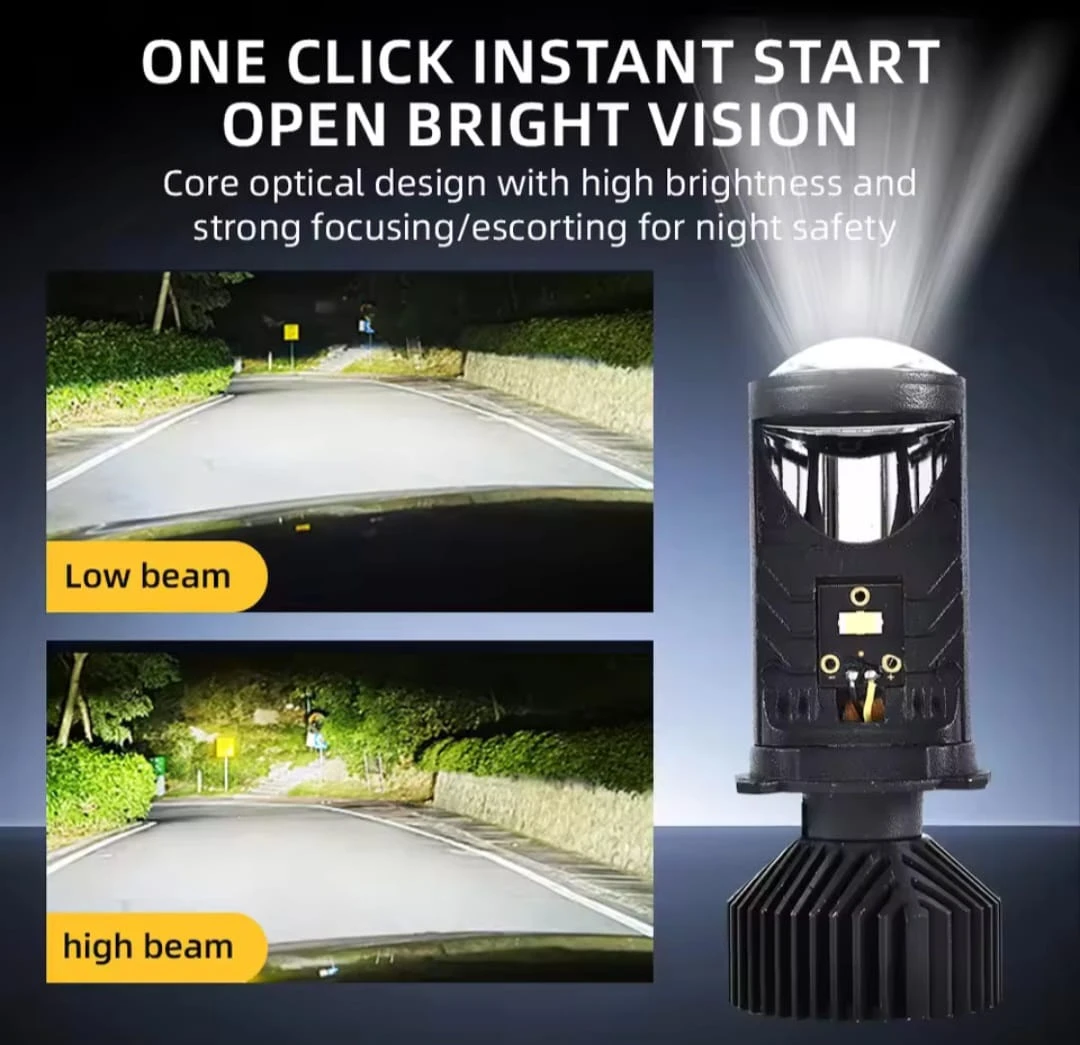Generic Y6 H4 LED Projector Headlight - image 3
