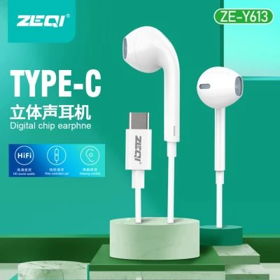 Zeqi ZE-Y613 Deep Bass & Hi-Fi Stereo Type-C Earphones - image 2