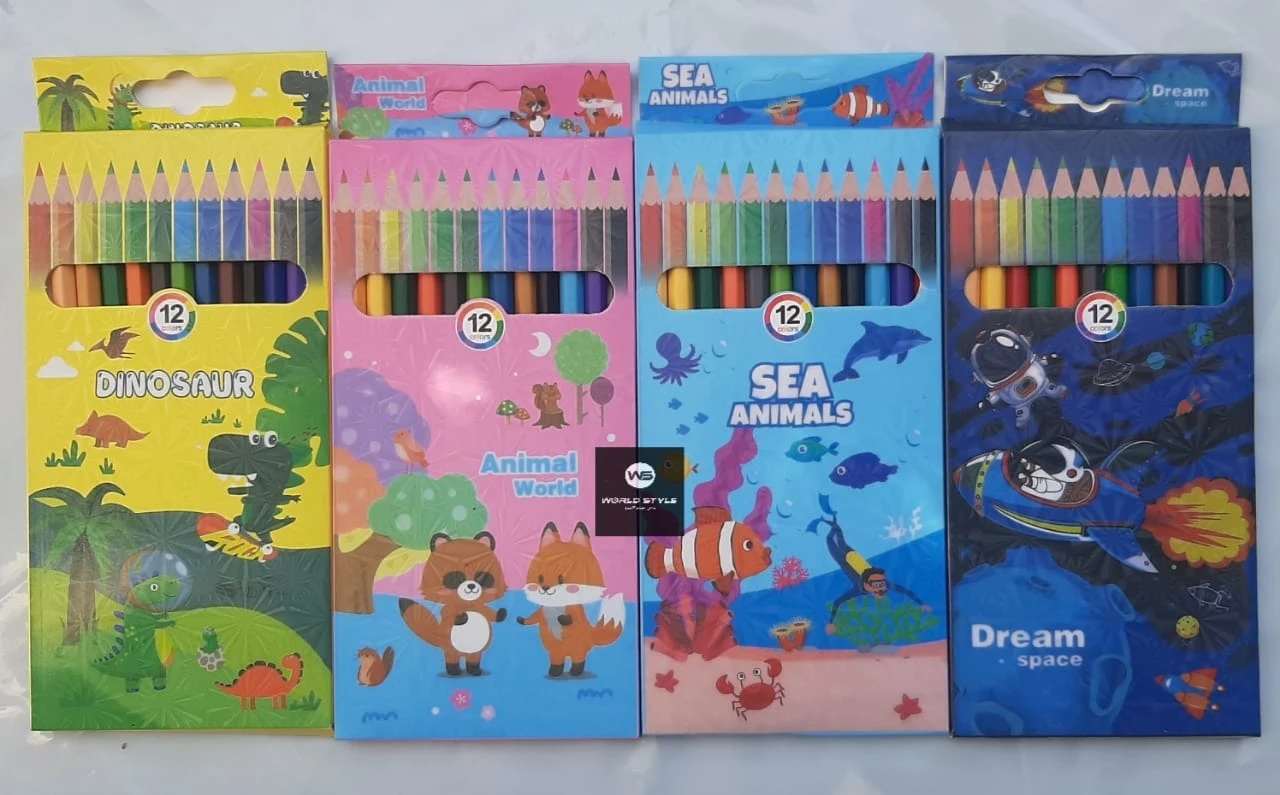Generic Colour Pencil Set 12 Colours - image 2