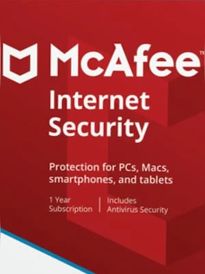 McAfee Internet Security 10 Devices 1 Year