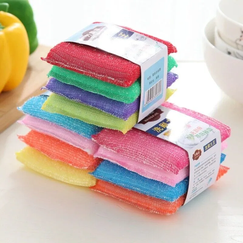 Spongeor 4 Pcs Set Cleaning Scrubber - image 2