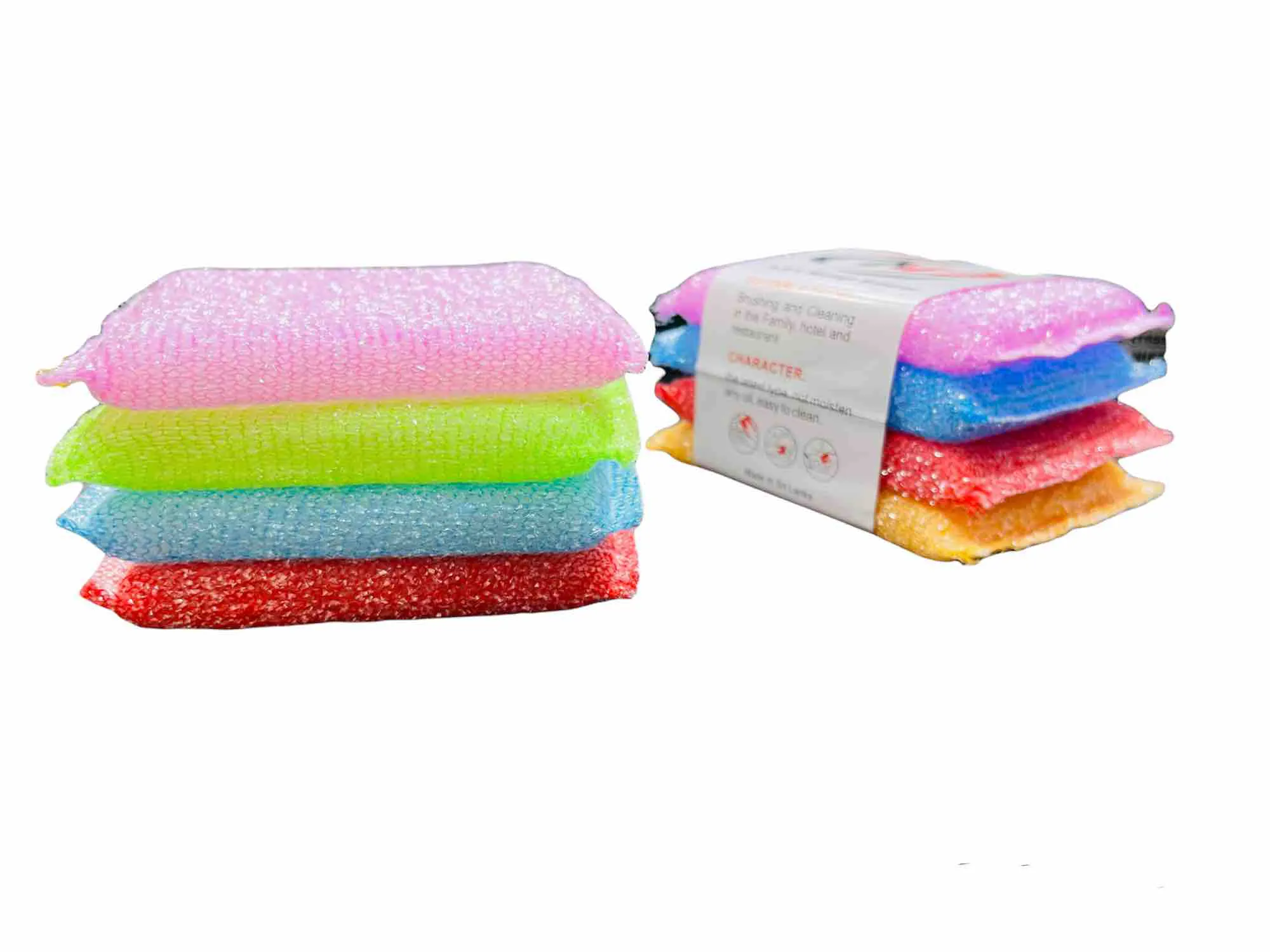 Spongeor 8 PCS Cleaning Scrubber Set