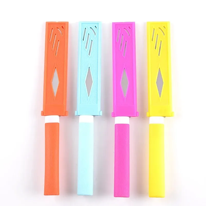 Orange Fruit Knife with Sheath Paring - image 2