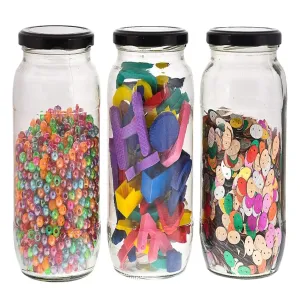 Glass Jar 1000ml TT Jars for Spices & Tea Storage