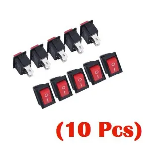 Generic Rocker Switch On Off Button Red