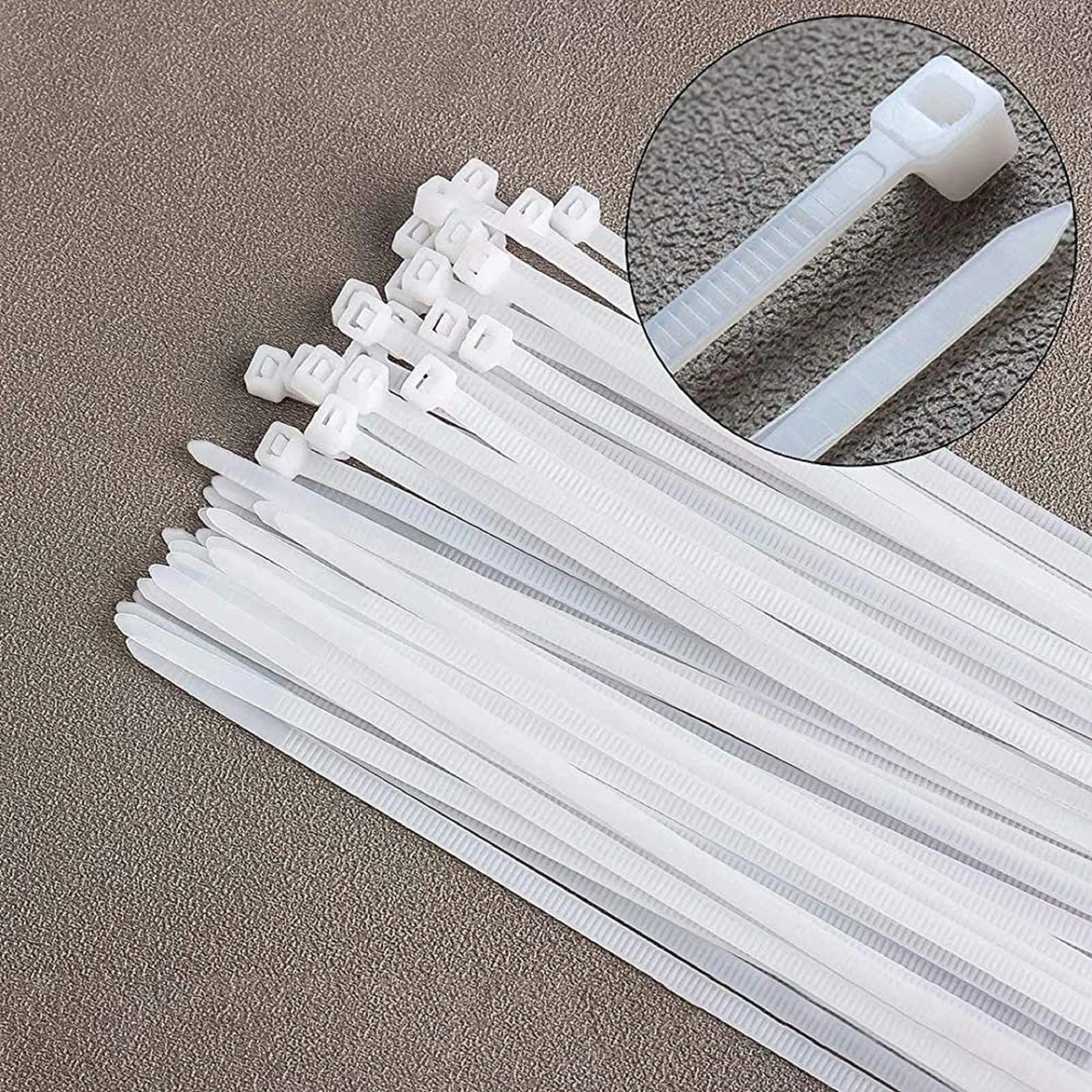 Kosmos 2.5x100mm White Cable Tie 100pcs