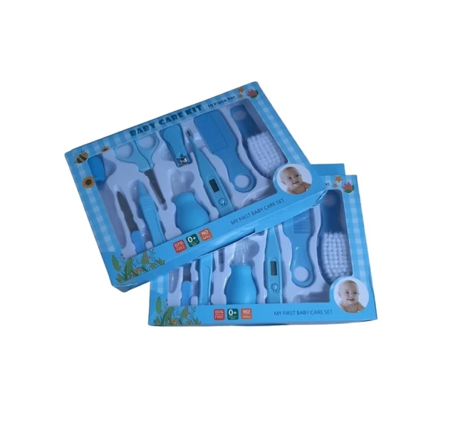 10 Pcs Baby Care Kit  Blue - image 3