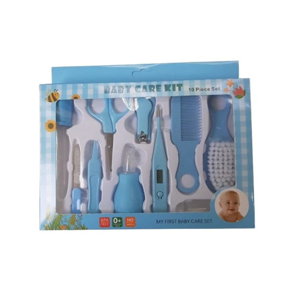 10 Pcs Baby Care Kit  Blue - image 4
