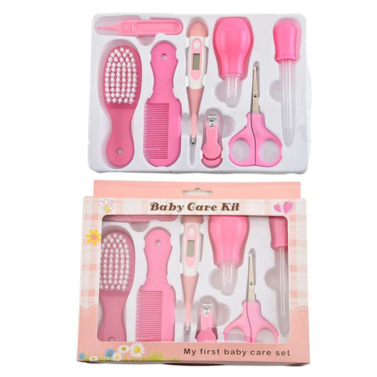 Generic Baby Care Kit 10 Pcs Pink - image 2