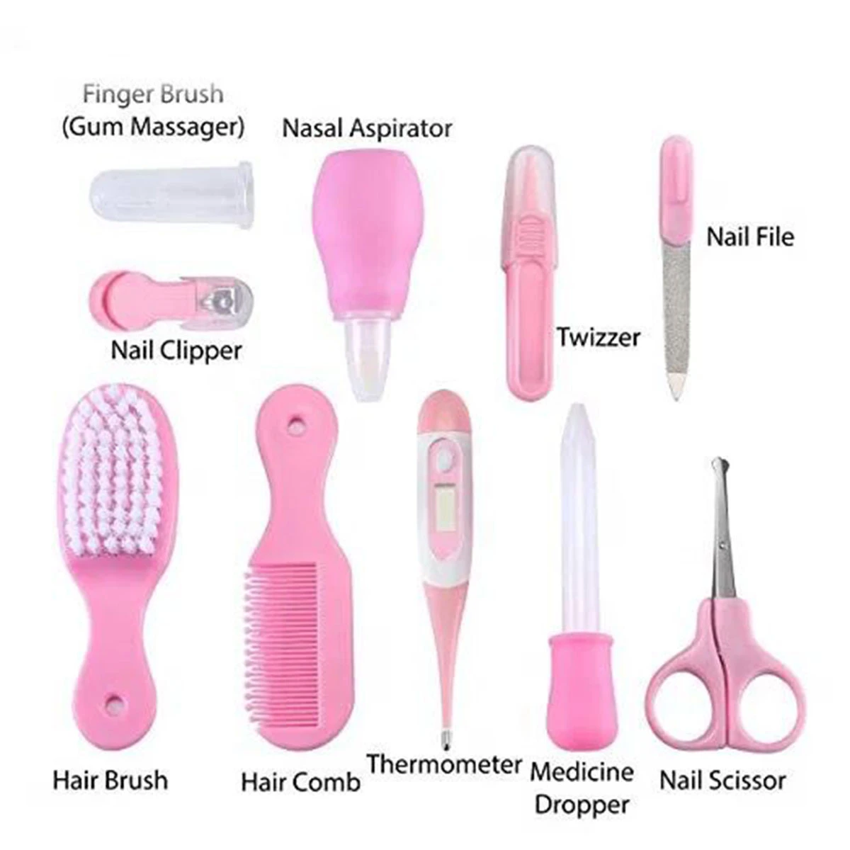 Generic Baby Care Kit 10 Pcs Pink - image 5