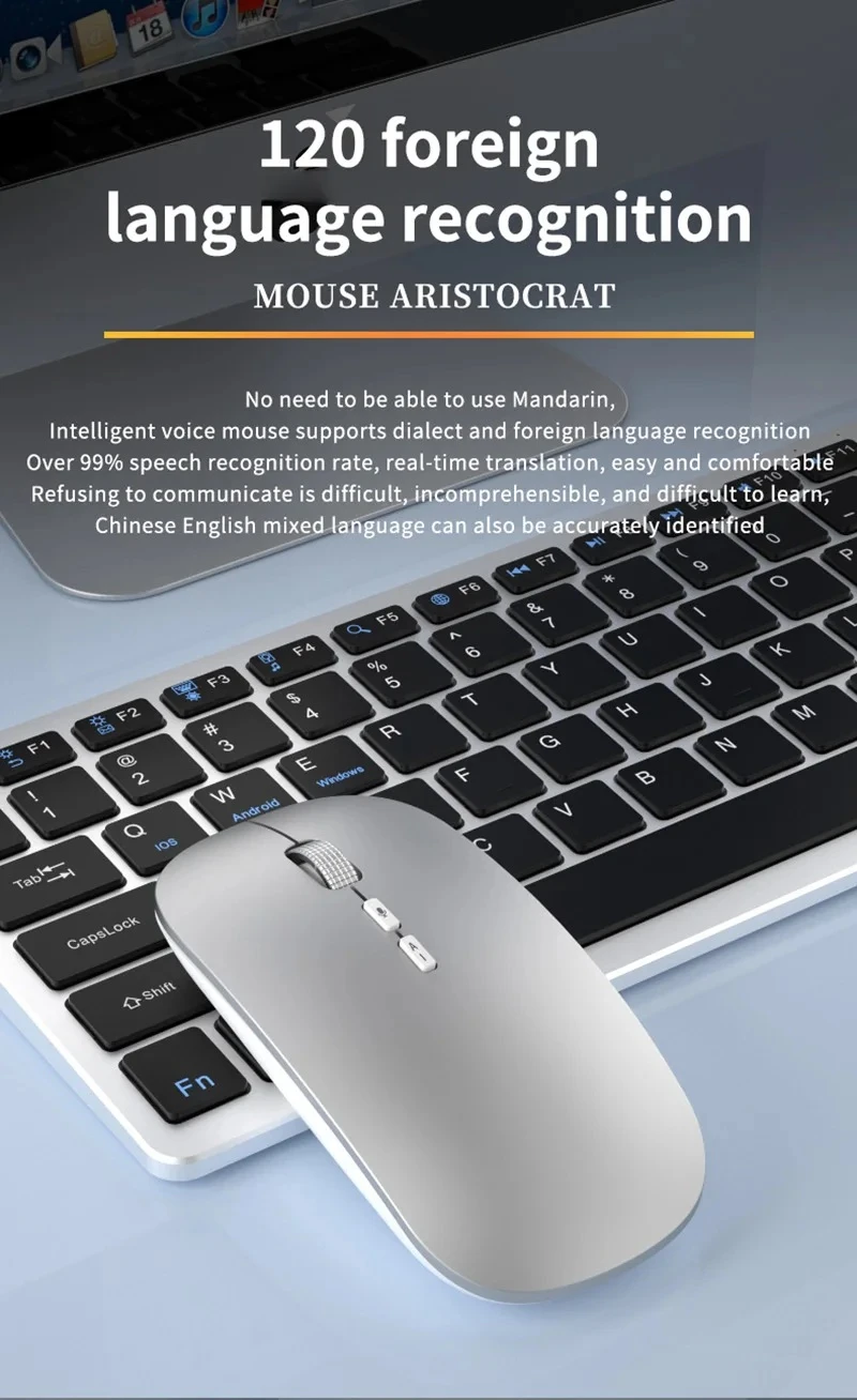 Xiaomi AI Voice Translation Mouse Wireless Dual-Mode - image 4