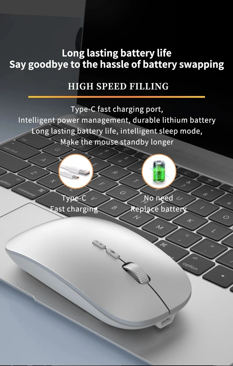 Xiaomi AI Voice Translation Mouse Wireless Dual-Mode - image 8