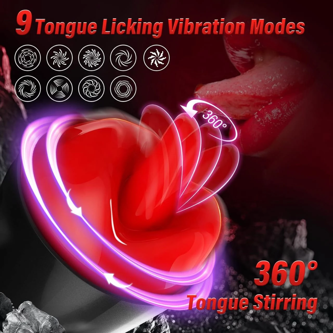 Generic Masturbator Cup APP Control Tongue Licking Rotating - image 5