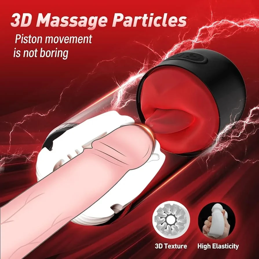 Generic Masturbator Cup APP Control Tongue Licking Rotating - image 10