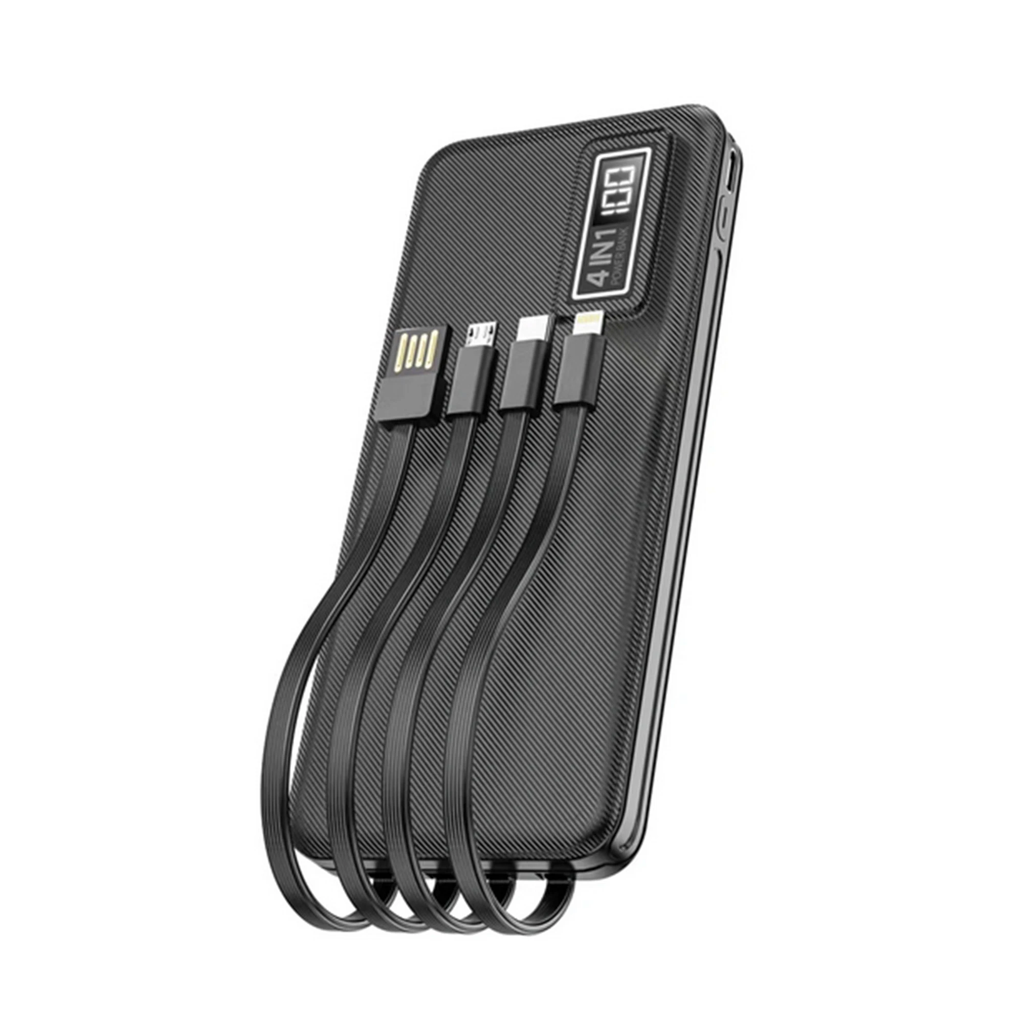 Aspor A300 10000mAh 4-in-1 Cable Power Bank - image 3