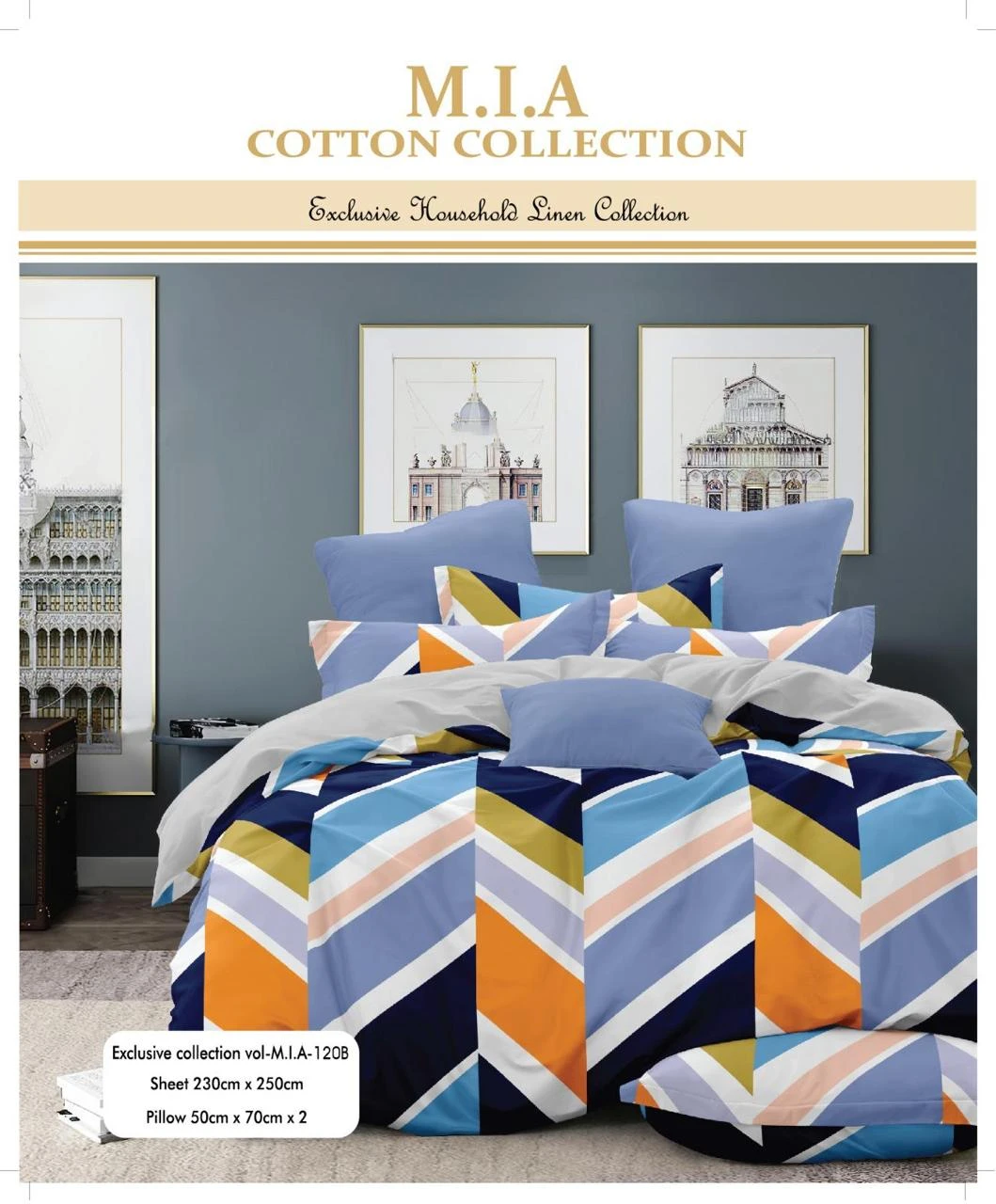 Mia Bedsheet 2 Pillow Covers - image 2