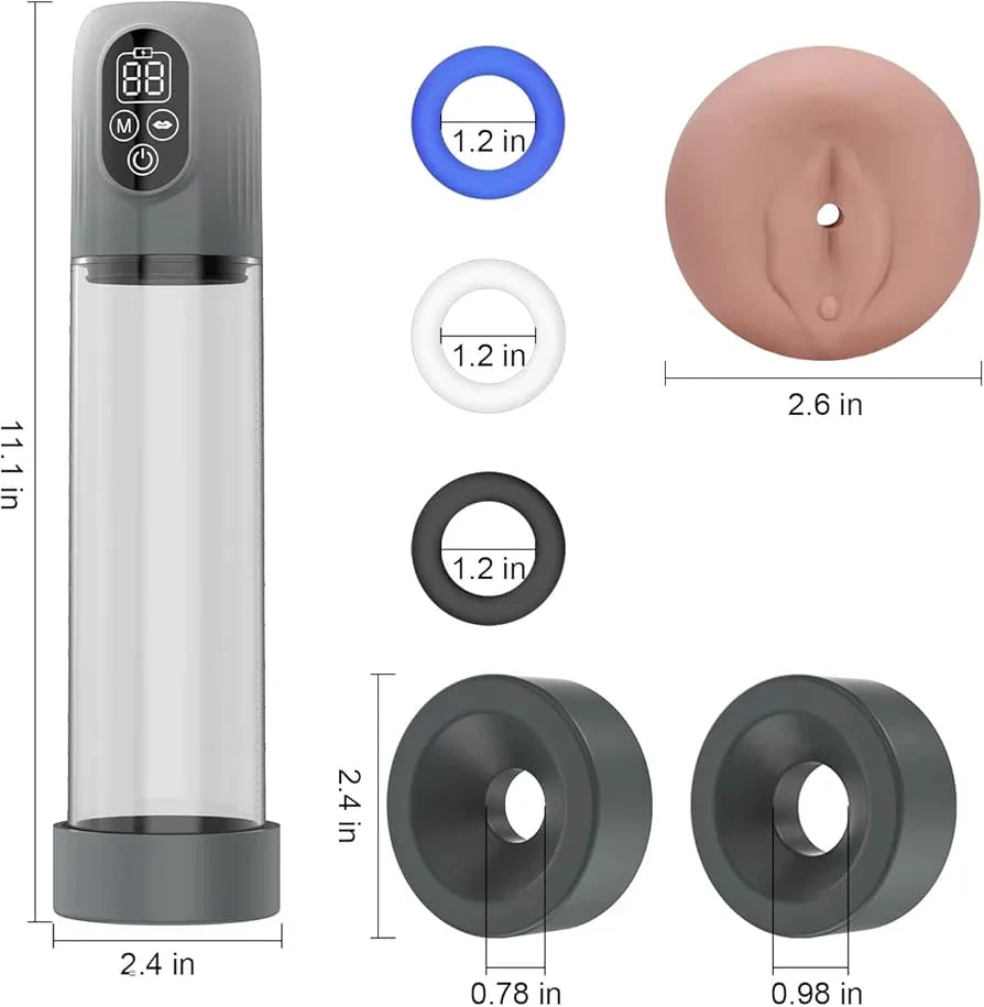 Generic 2-in-1 Penis Pump Masturbation Cup Sex Toy - image 7