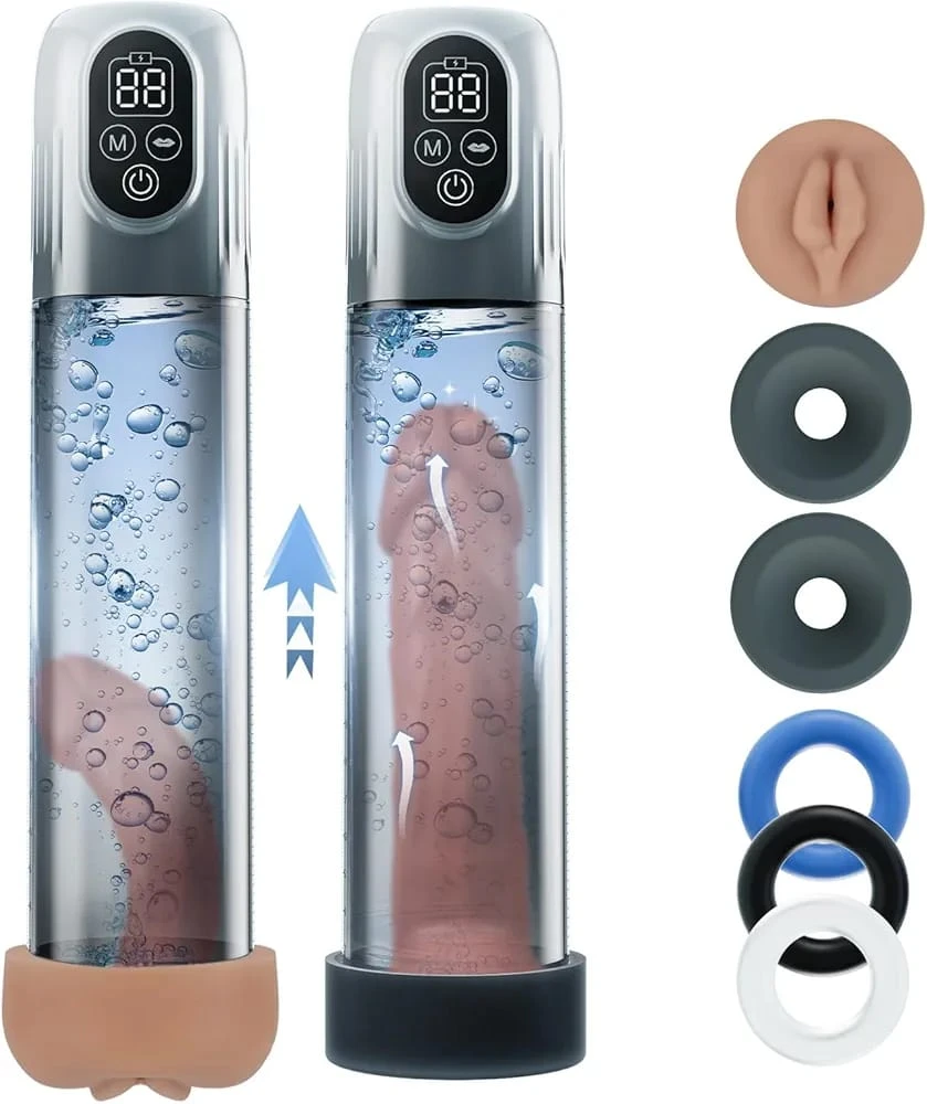 Generic 2-in-1 Penis Pump Masturbation Cup Sex Toy - image 13