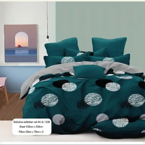 Mia Bedsheets / Bedsheet With 2 Pillow Covers (90 x 100)