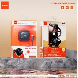 MOXOM MX-HC217 3A Fast Dual Port UK Charger