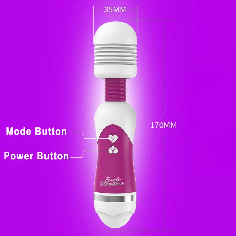 12 Function Mini Silicon AV Stick Wand Vibrator sex toy - image 15