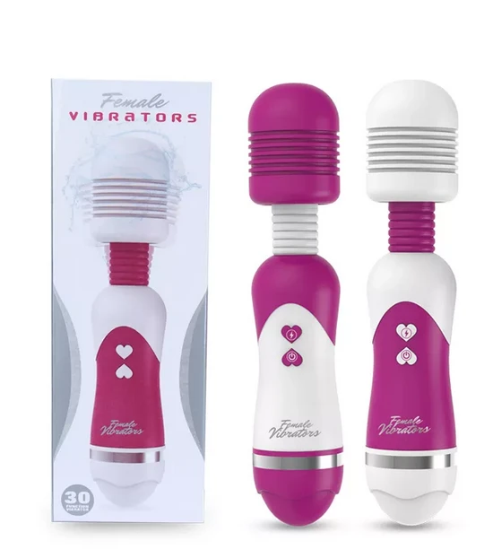 12 Function Mini Silicon AV Stick Wand Vibrator sex toy - image 12