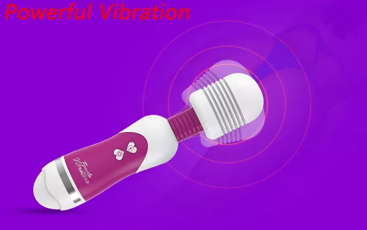 12 Function Mini Silicon AV Stick Wand Vibrator sex toy - image 14