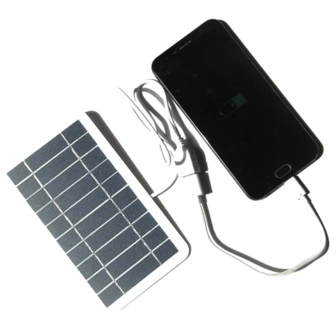 Portable 2W 5V Solar Panel USB Battery Charger