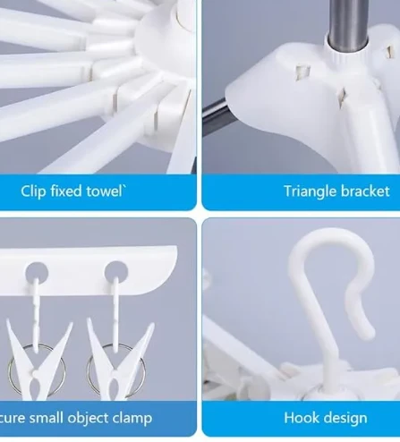 Generic 3 Tier Foldable Baby Cloth Rack - image 3