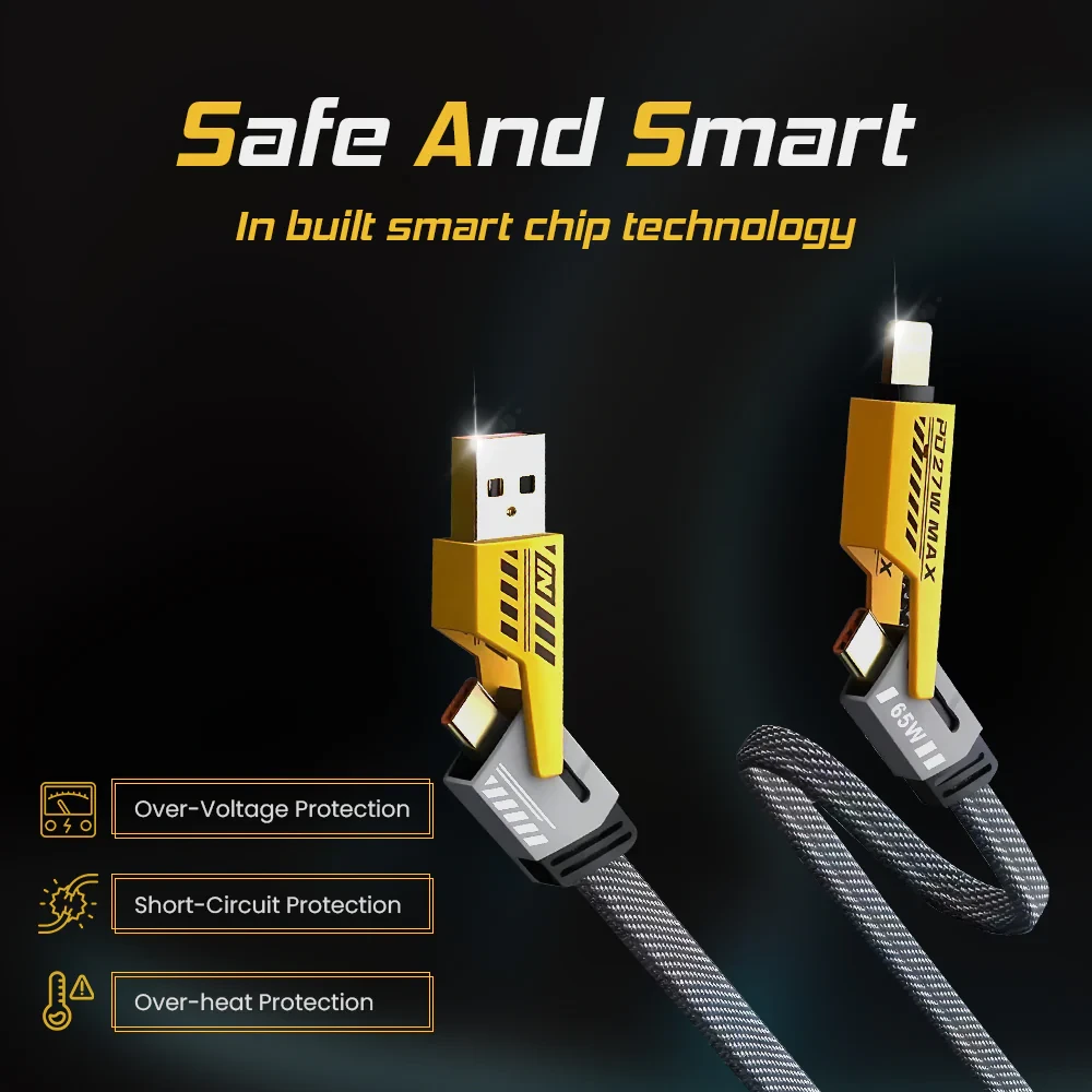 Generic XM600 4-in-1 Super Fast Charging Cable - image 3