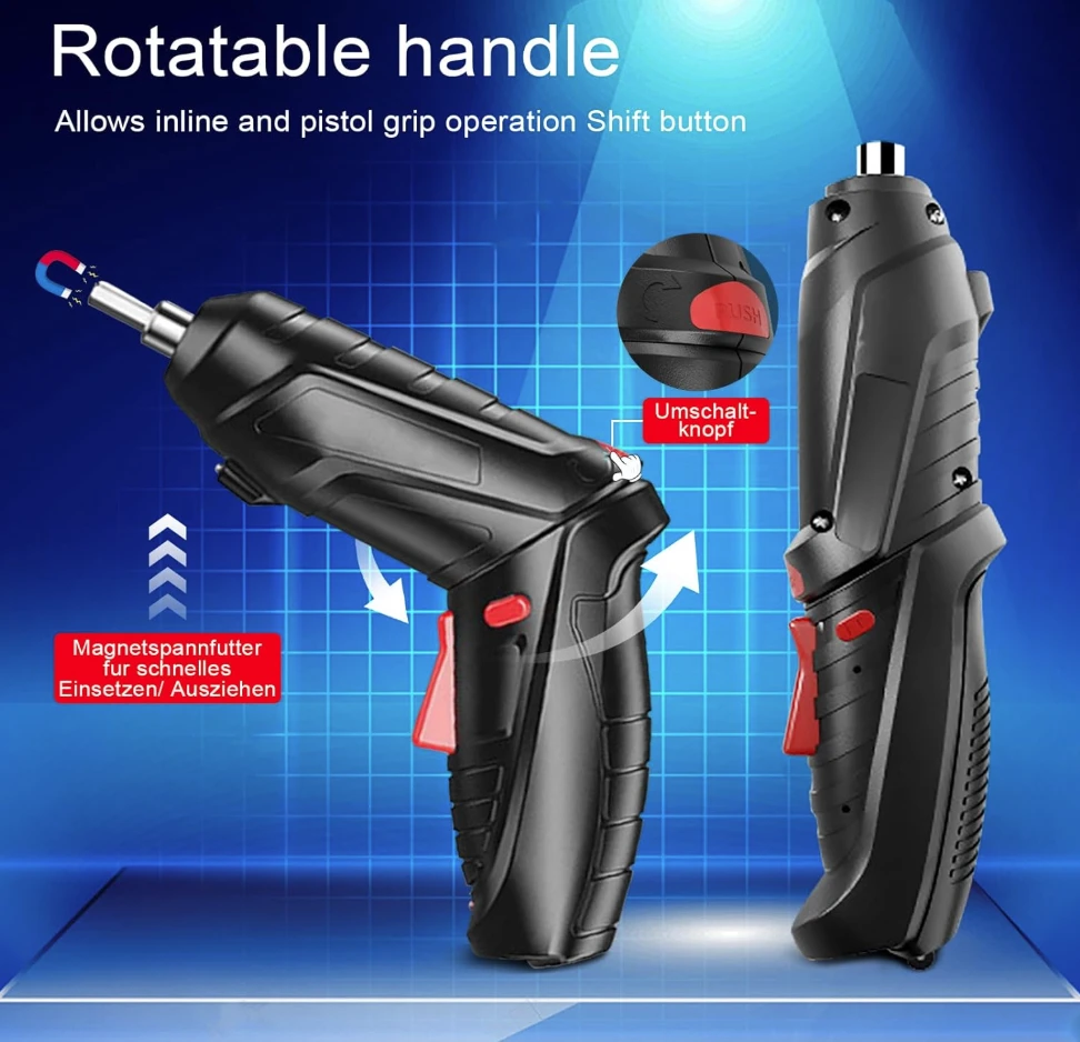 Generic Cordless Screwdriver Set 4.2V Rechargeable - image 3