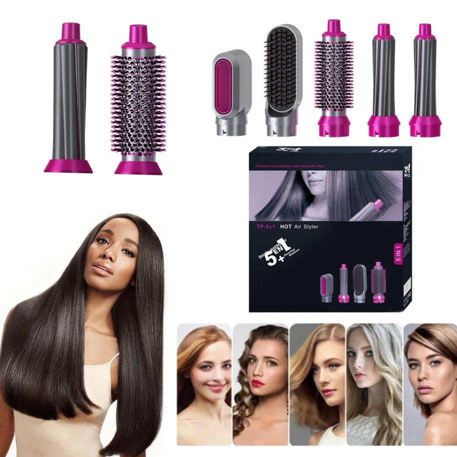 Generic 5-in-1 Hot Air Styler Multi-Function Blow Dryer - image 2