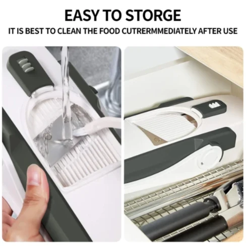 Generic 5 In 1 Manual Veggie Slicer - image 4
