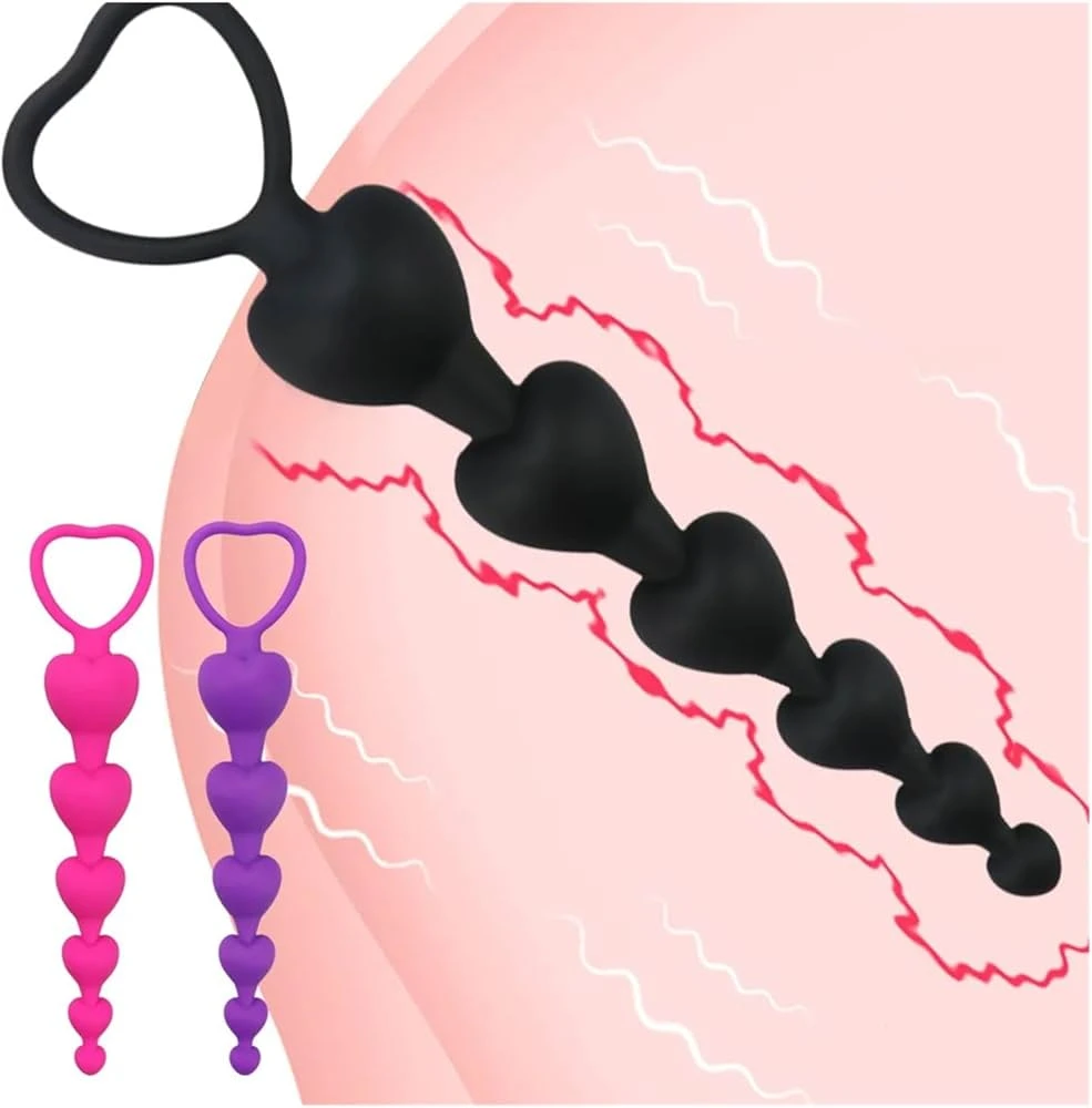 Anal Butt Plug Soft Silicon Anal Beads sex toy - image 2