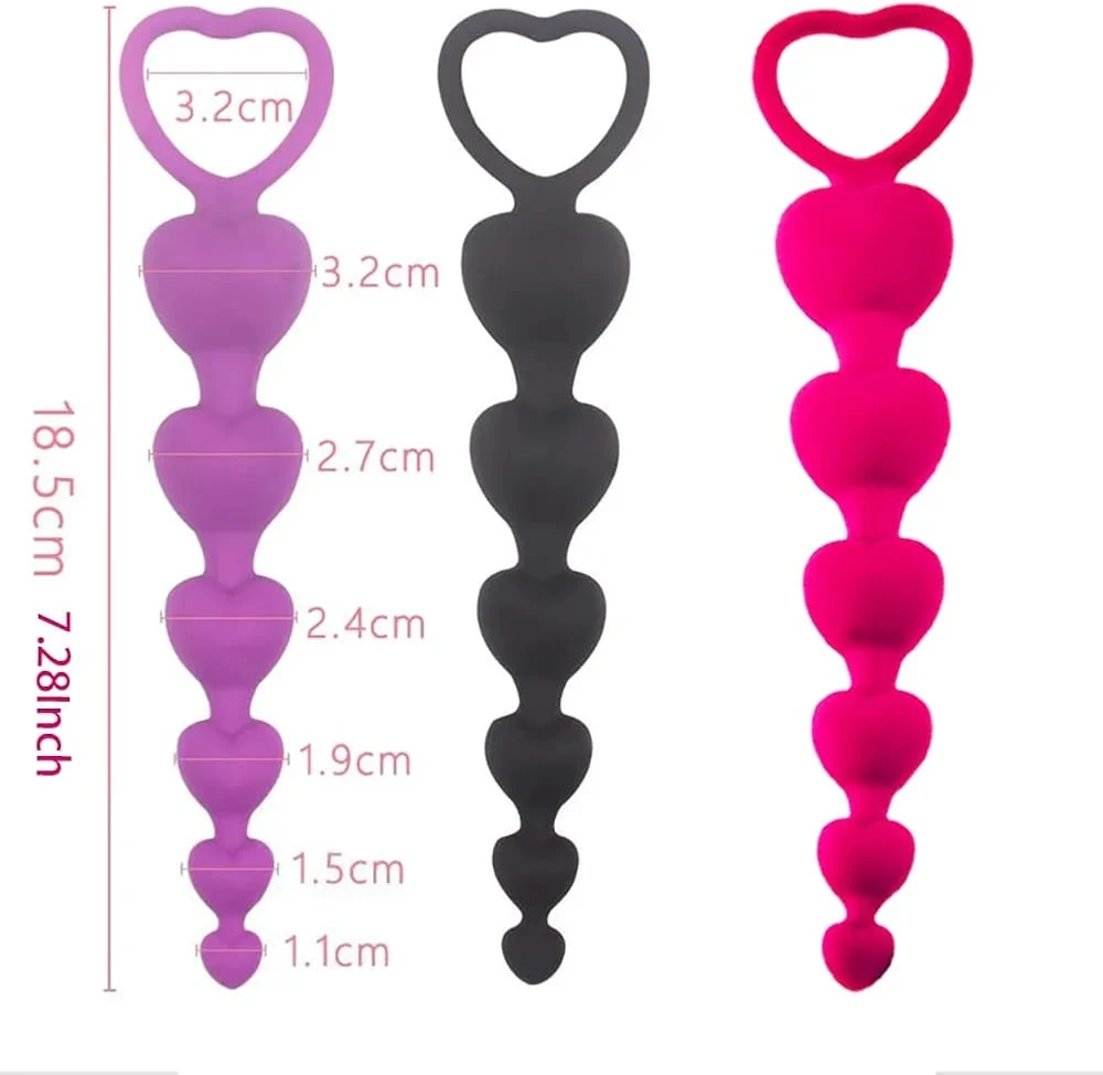 Anal Butt Plug Soft Silicon Anal Beads sex toy - image 5