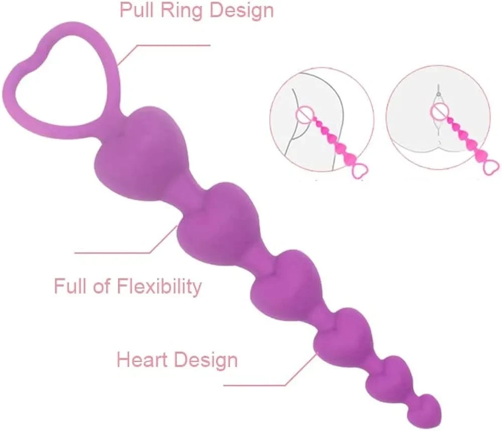 Anal Butt Plug Soft Silicon Anal Beads sex toy - image 10