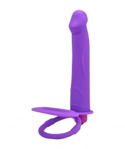 Double Penetration penis Strap On Dildo Vibrating - image 8