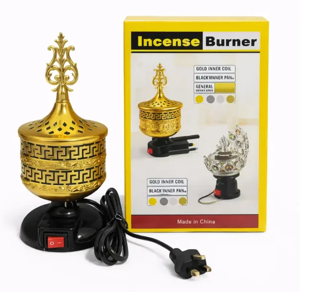 Generic Bakhoor Burner Electric Gold Design